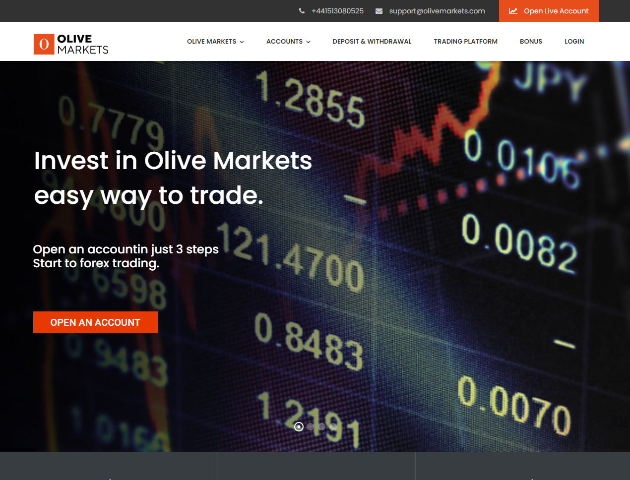 Olive Markets Web Sitesi