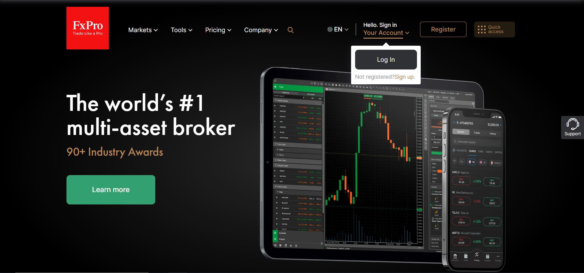 fxpro official website
