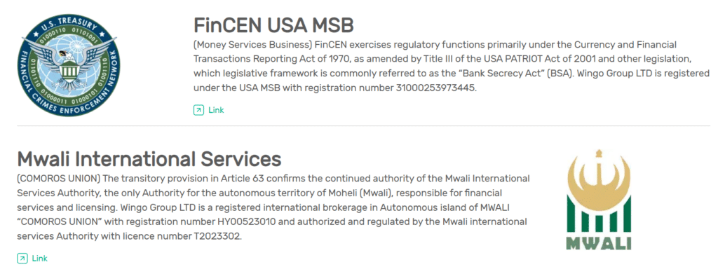 wingo markets lisans