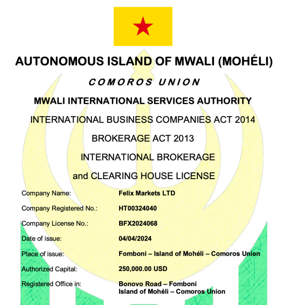 felix markets lisans