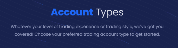 pfh markets hesap türleri