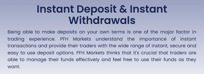 pfh markets ödeme yöntemleri