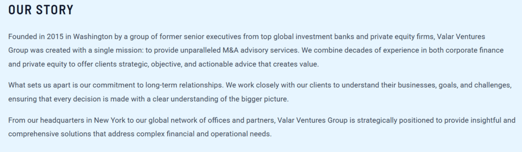 valar ventures group