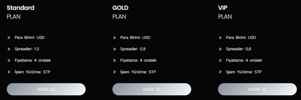 fx plus hesap türleri